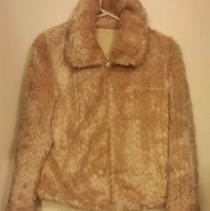 Reversible faux fur coat reversible fur coat